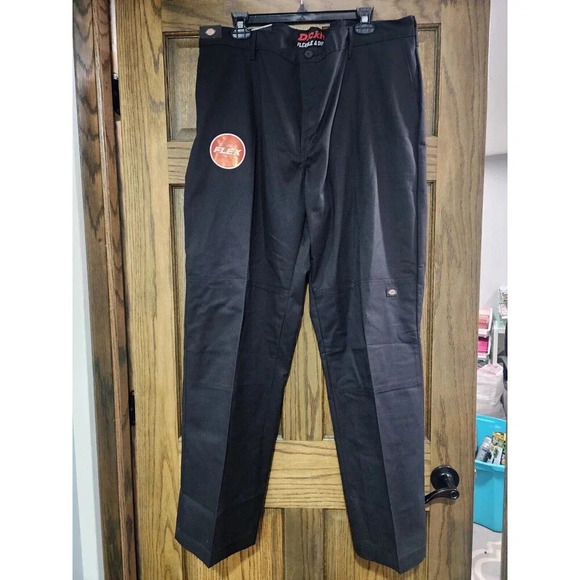 Dickies Other - Dickies Men's Relaxed Fit Straight Leg Double Knee Pants 40x32 Black NEW
